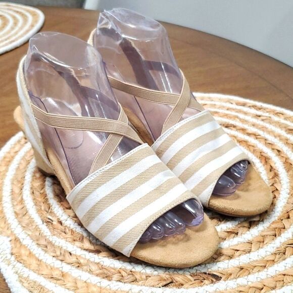 A2 By Aerosoles Shoes - A2 by Aerosoles Women’s Boyzenberry,  6.5 Tan Wedge Sandals